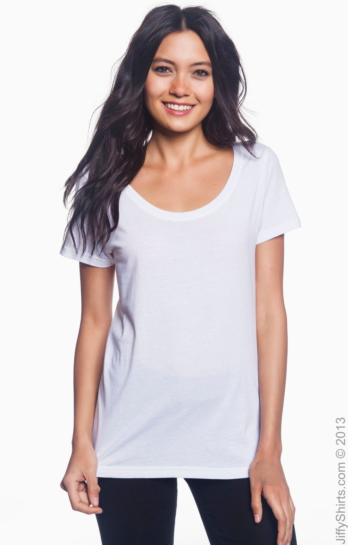 Women's Featherweight Scoop T-Shirt - White