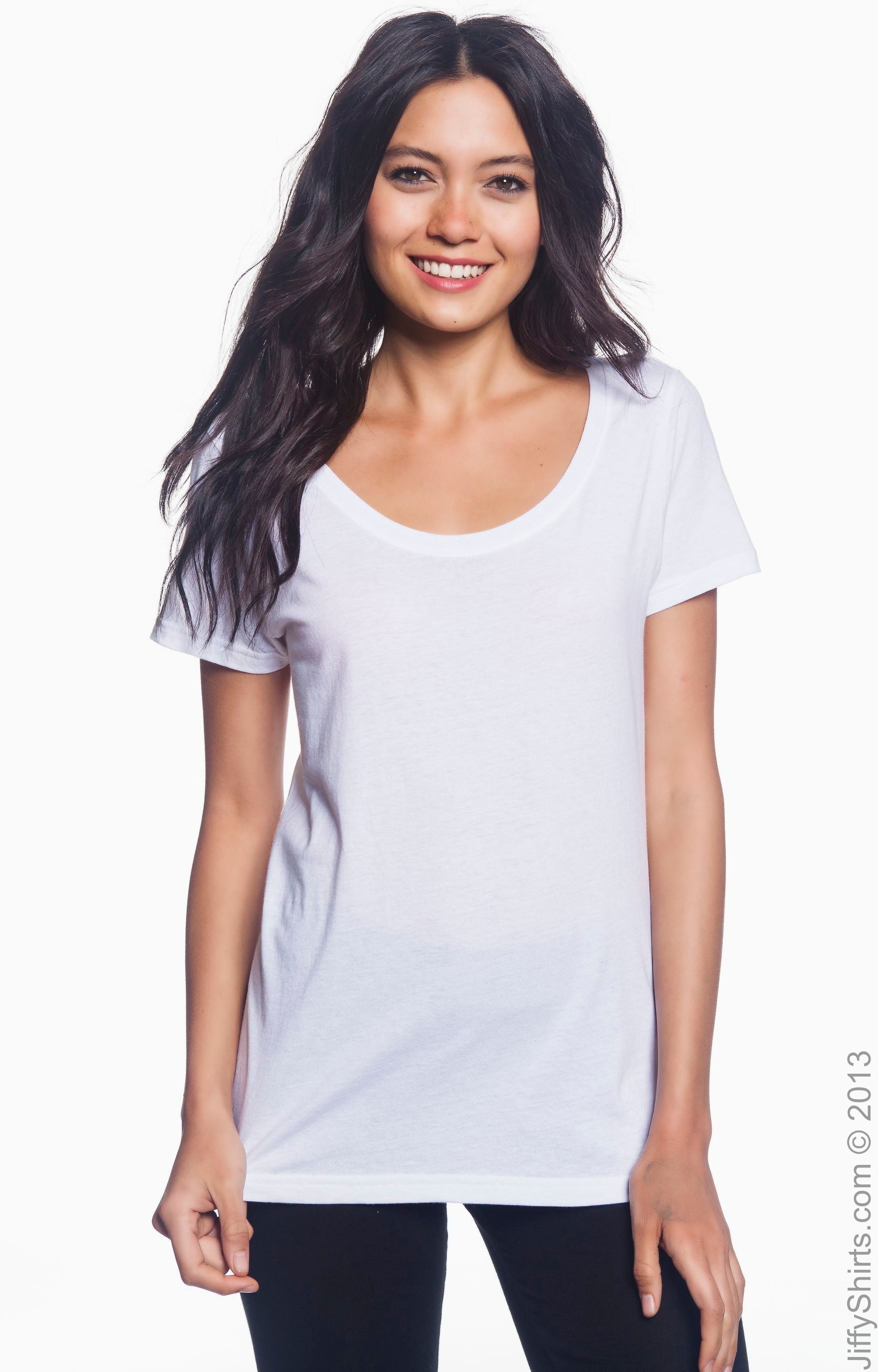 Women's Featherweight Scoop T-Shirt - White