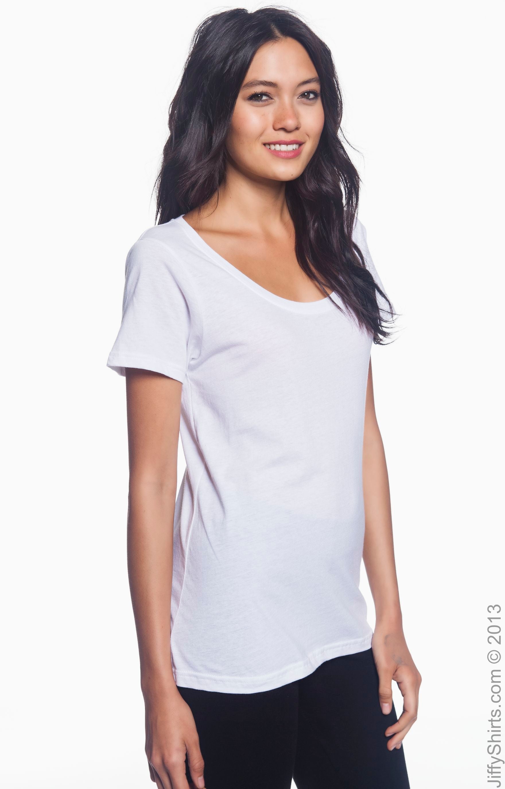 Women's Featherweight Scoop T-Shirt - White