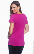 Women's Featherweight Scoop T-Shirt - Raspberry