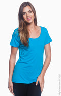 Women's Featherweight Scoop T-Shirt - Caribbean Blue