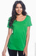 Anvil 391A - Women's Featherweight Scoop T-Shirt - Green Apple
