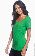 Women's Featherweight Scoop T-Shirt - Green Apple