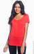 Anvil 391A - Women's Featherweight Scoop T-Shirt - Coral