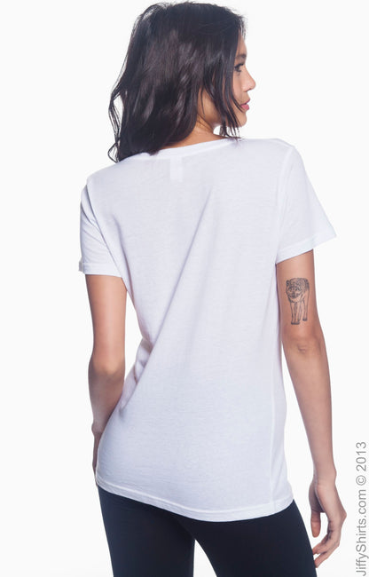 Women's Featherweight V-Neck T-Shirt - White