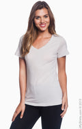 Women's Featherweight V-Neck T-Shirt - Silver