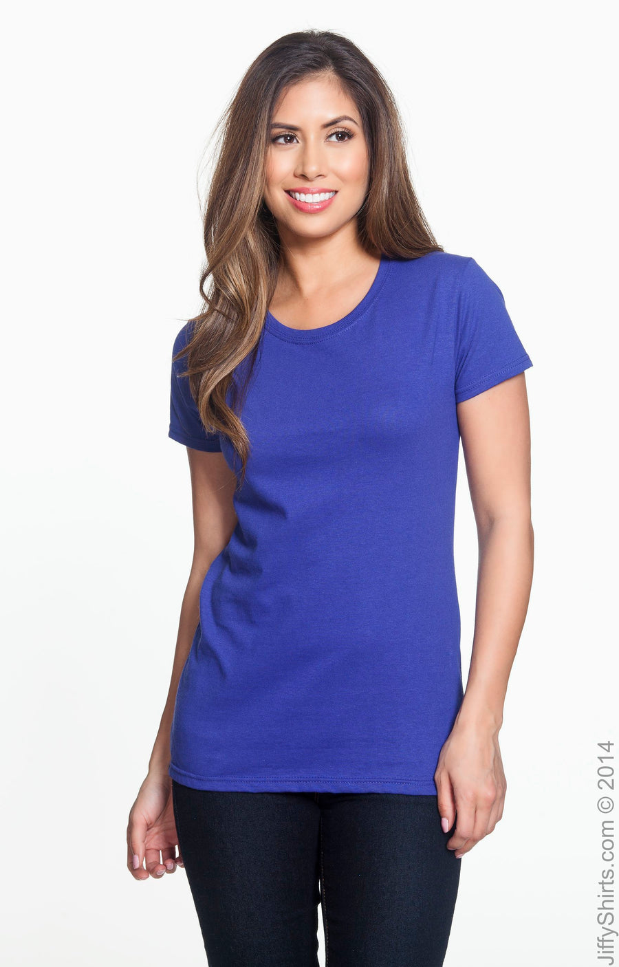 Women's Heavy Cotton™ T-Shirt - Cobalt Purple