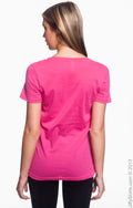 Women's Featherweight Scoop T-Shirt - Hot Pink