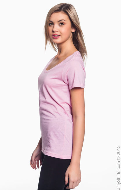 Women's Featherweight Scoop T-Shirt - Charity Pink