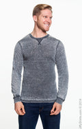 Men's Vintage Zen Thermal Long-Sleeve T-Shirt - Dark Smoke