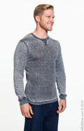 Men's Vintage Zen Thermal Long-Sleeve T-Shirt - Dark Smoke