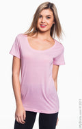 Women's Featherweight Scoop T-Shirt - Charity Pink