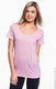 Anvil 391A - Women's Featherweight Scoop T-Shirt - Charity Pink
