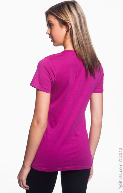 Women's Featherweight V-Neck T-Shirt - Raspberry