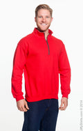 Unisex Heavy Blend™  Vintage Cadet Collar Sweatshirt - Red