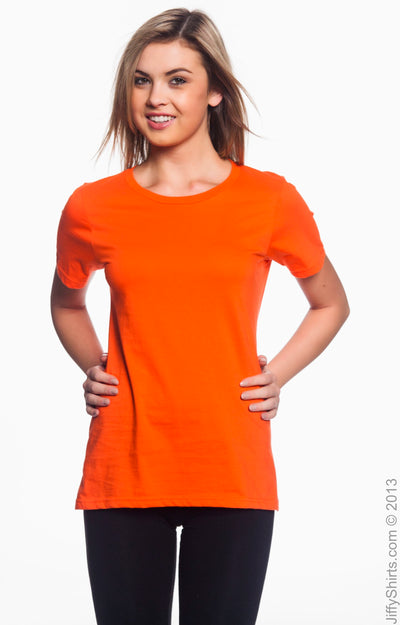 Women's Lightweight T-Shirt - Orange