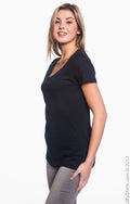 Women's Featherweight Scoop T-Shirt - Black