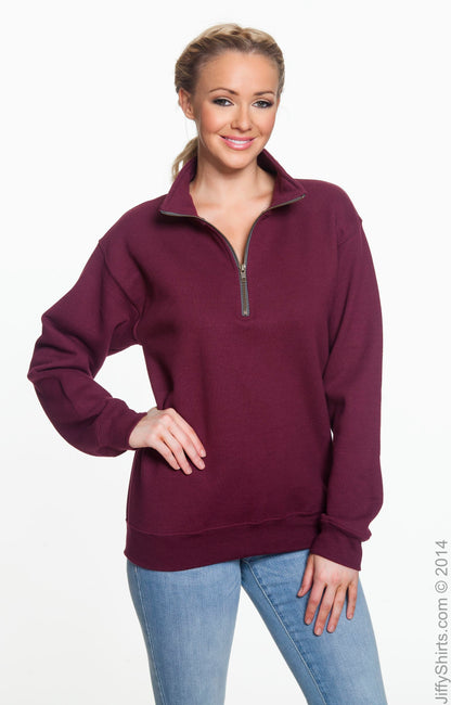 Unisex Heavy Blend™  Vintage Cadet Collar Sweatshirt - Maroon