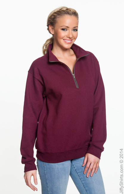 Unisex Heavy Blend™  Vintage Cadet Collar Sweatshirt - Maroon