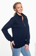 Unisex Heavy Blend™  Vintage Cadet Collar Sweatshirt - Navy