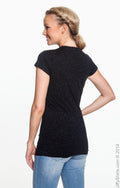 Women's Glitter T-Shirt - Black