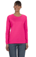 Ladies' Heavy Cotton™ 5.3 oz. Long-Sleeve T-Shirt - Heliconia