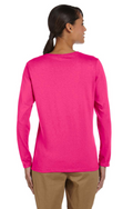 Ladies' Heavy Cotton™ 5.3 oz. Long-Sleeve T-Shirt - Heliconia