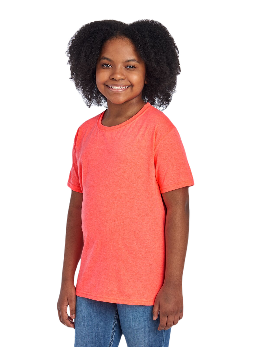 Youth HD Cotton™ T-Shirt - Retro Heather Coral