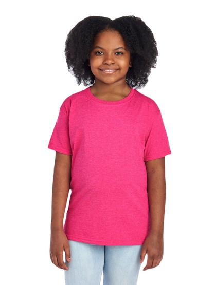Youth HD Cotton™ T-Shirt - Retro Heather Pink