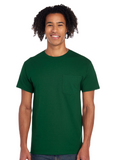 Unisex HD Cotton™ Pocket T-Shirt - Forest Green