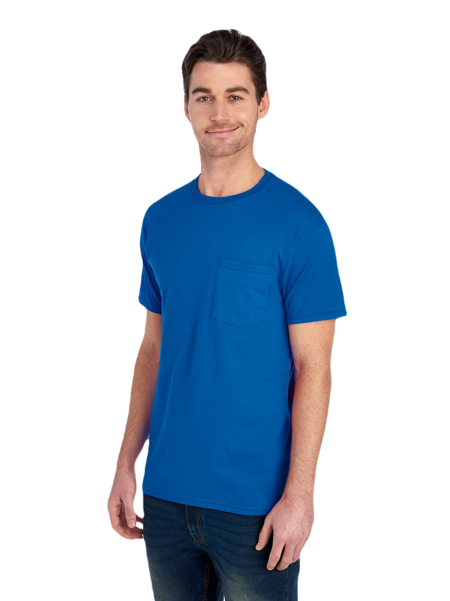 Unisex HD Cotton™ Pocket T-Shirt - Royal