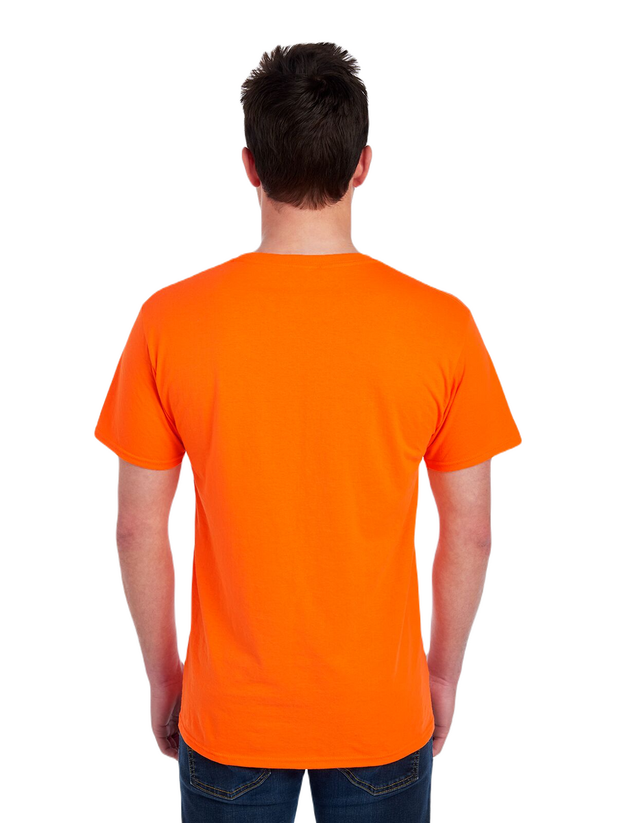 Unisex HD Cotton™ Pocket T-Shirt - Safety Orange