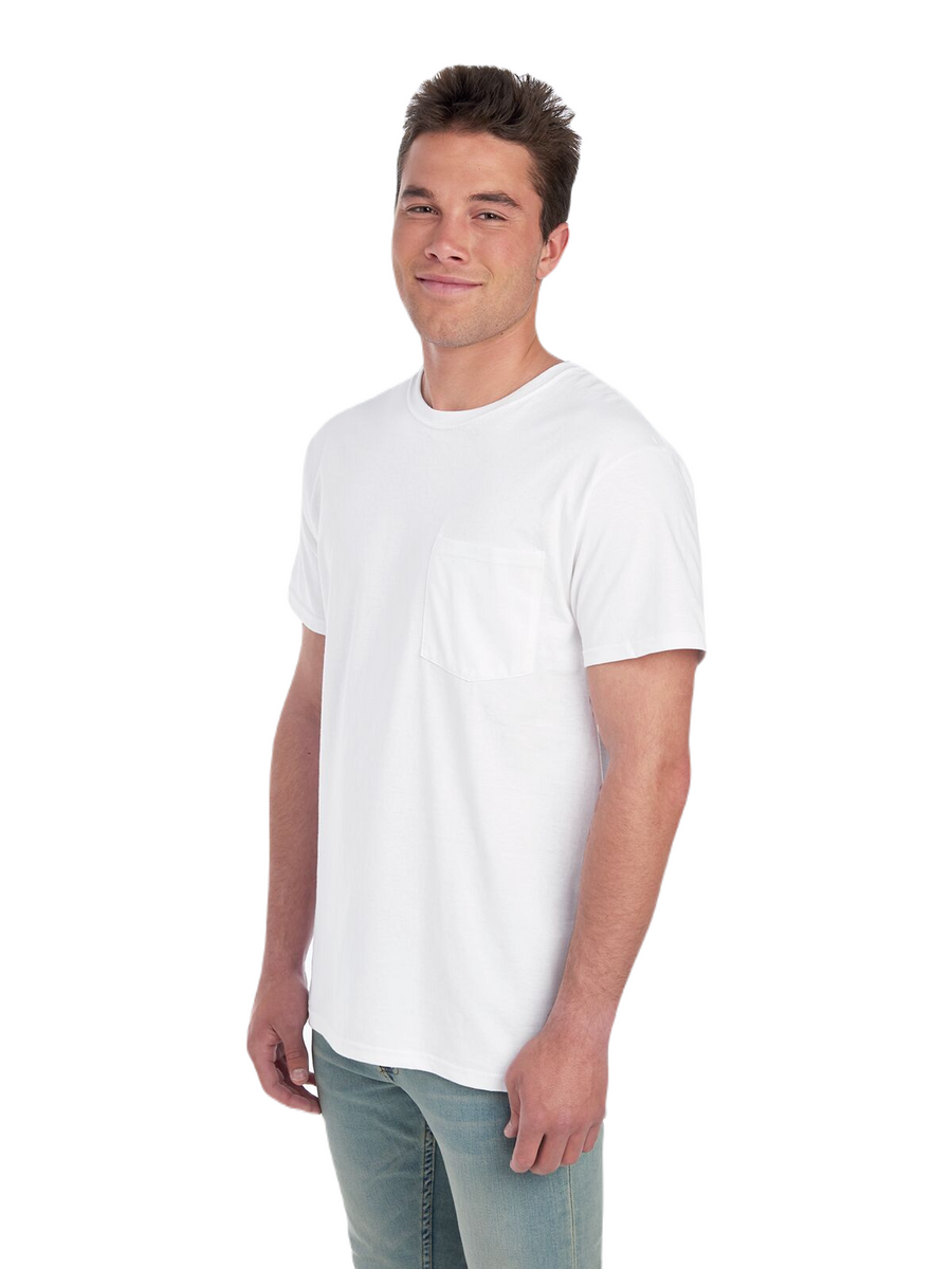 Unisex HD Cotton™ Pocket T-Shirt - White