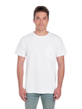 Unisex HD Cotton™ Pocket T-Shirt - White