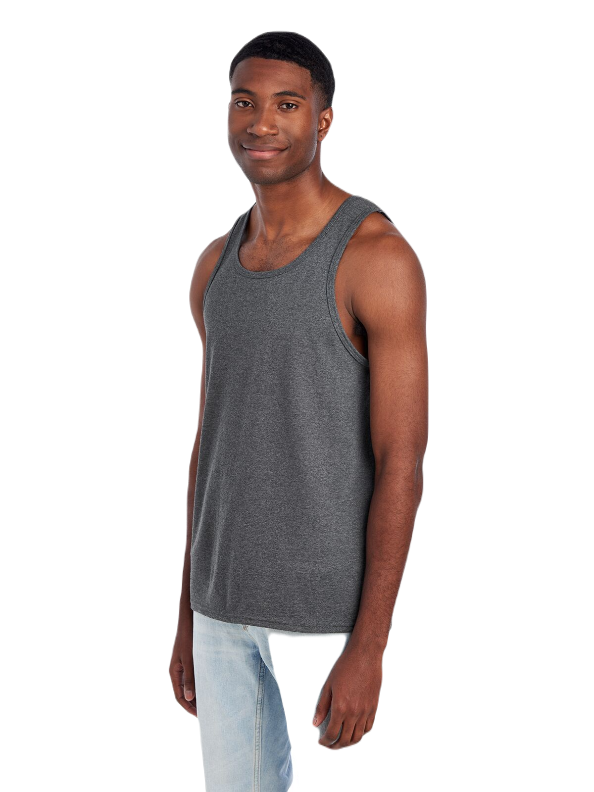 Unisex HD Cotton™ Tank - Black Heather