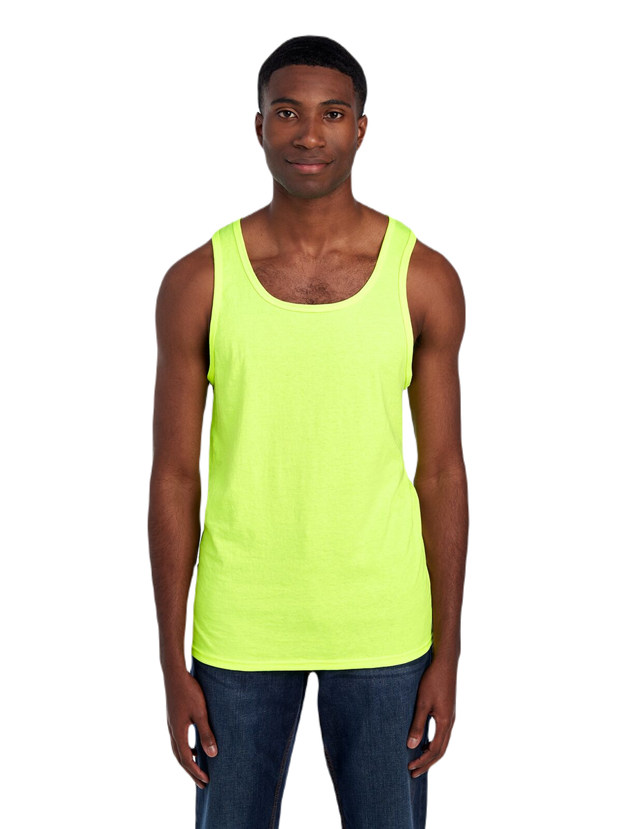 Unisex HD Cotton™ Tank - High Viz Safety Green