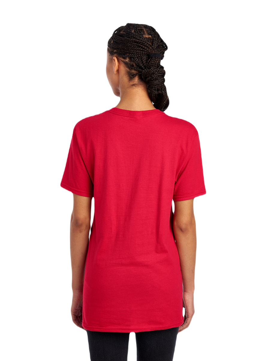 Unisex HD Cotton™ V-Neck T-Shirt - True Red