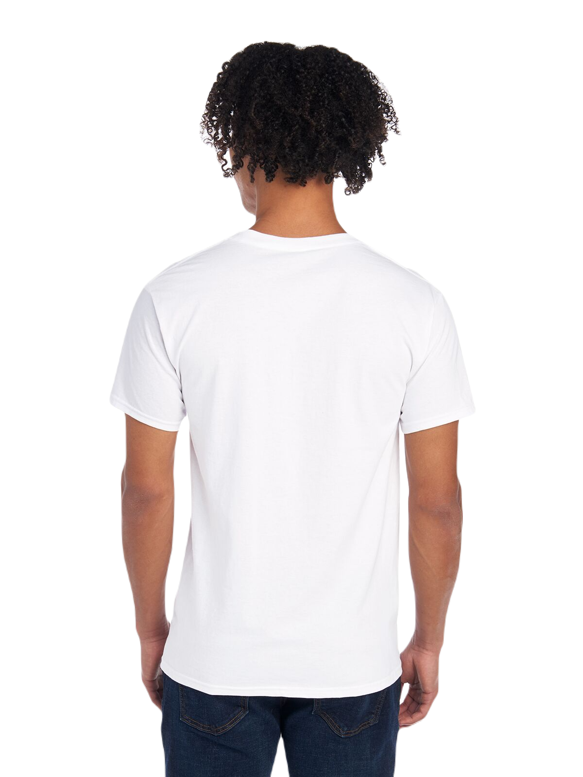 Unisex HD Cotton™ V-Neck T-Shirt - White