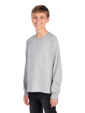 Youth HD Cotton™ Long-Sleeve T-Shirt - Athletic Heather