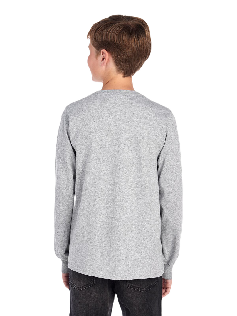 Youth HD Cotton™ Long-Sleeve T-Shirt - Athletic Heather