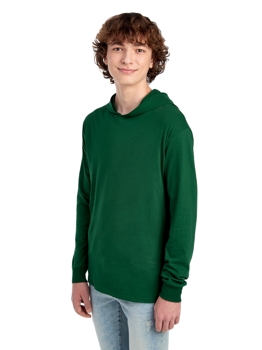 HD Cotton��� Jersey Hooded T-Shirt - Forest Green