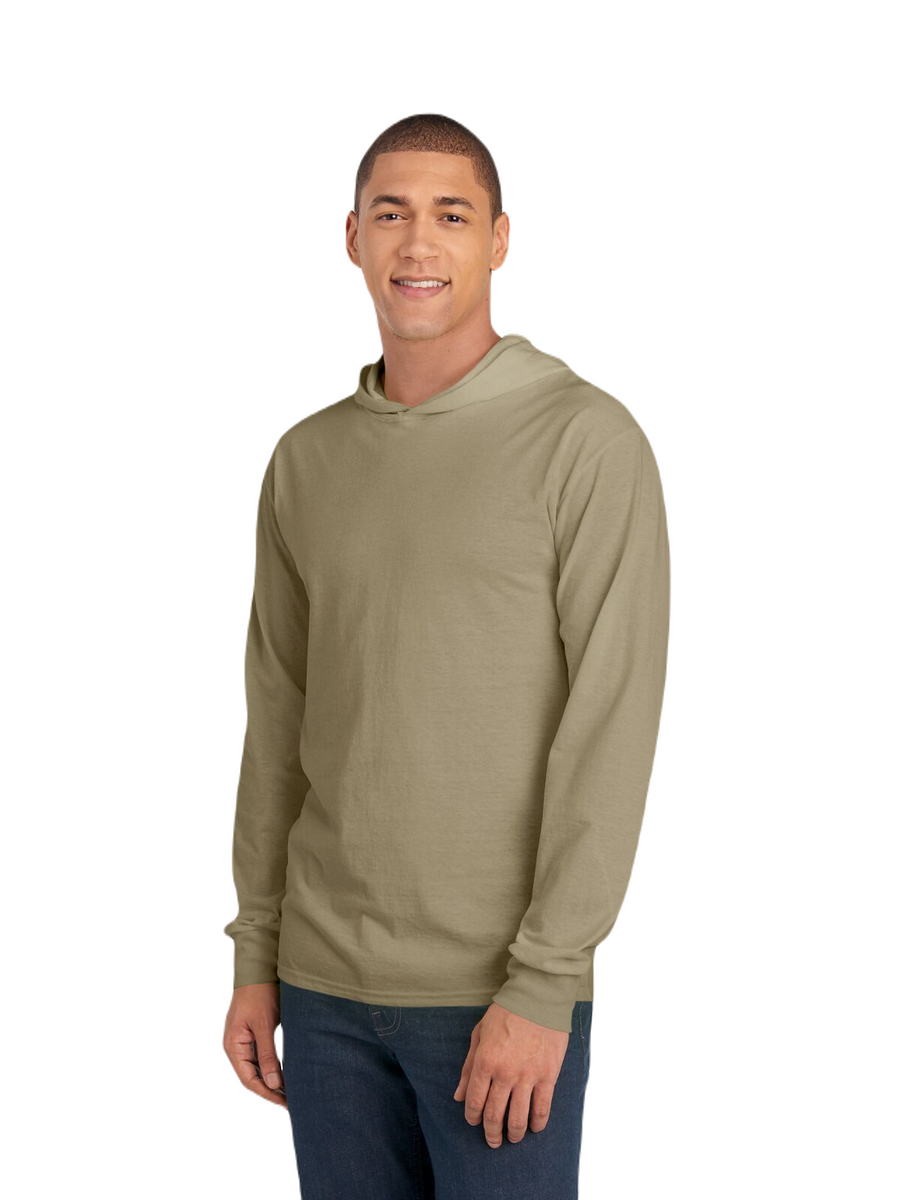 HD Cotton��� Jersey Hooded T-Shirt - Khaki