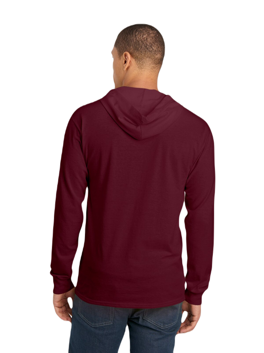 HD Cotton��� Jersey Hooded T-Shirt - Maroon