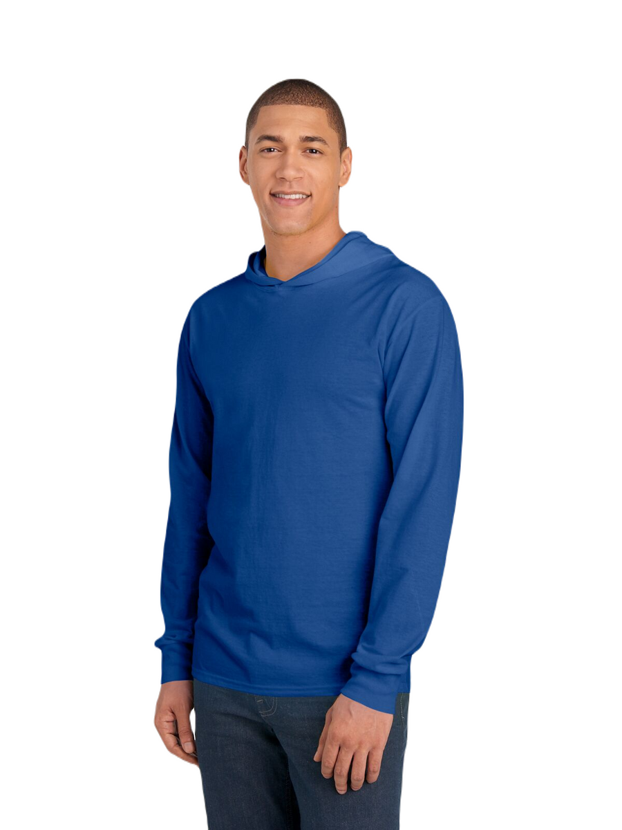 HD Cotton��� Jersey Hooded T-Shirt - Royal