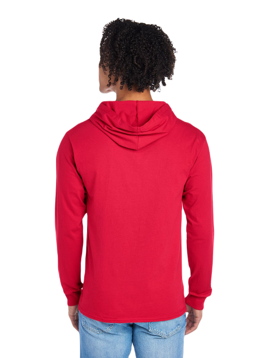 HD Cotton��� Jersey Hooded T-Shirt - True Red