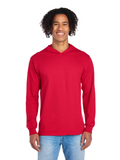 HD Cotton��� Jersey Hooded T-Shirt - True Red