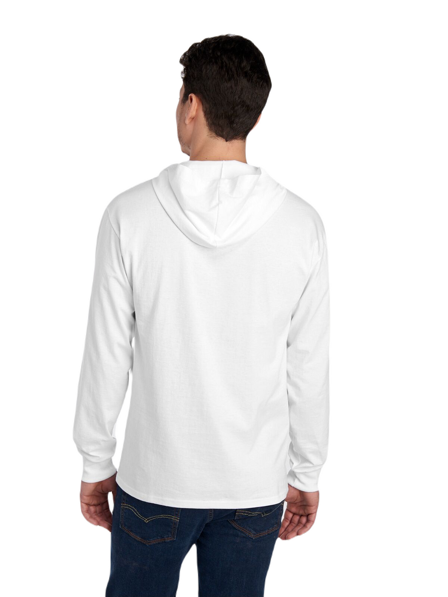 HD Cotton��� Jersey Hooded T-Shirt - White