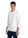 HD Cotton��� Jersey Hooded T-Shirt - White