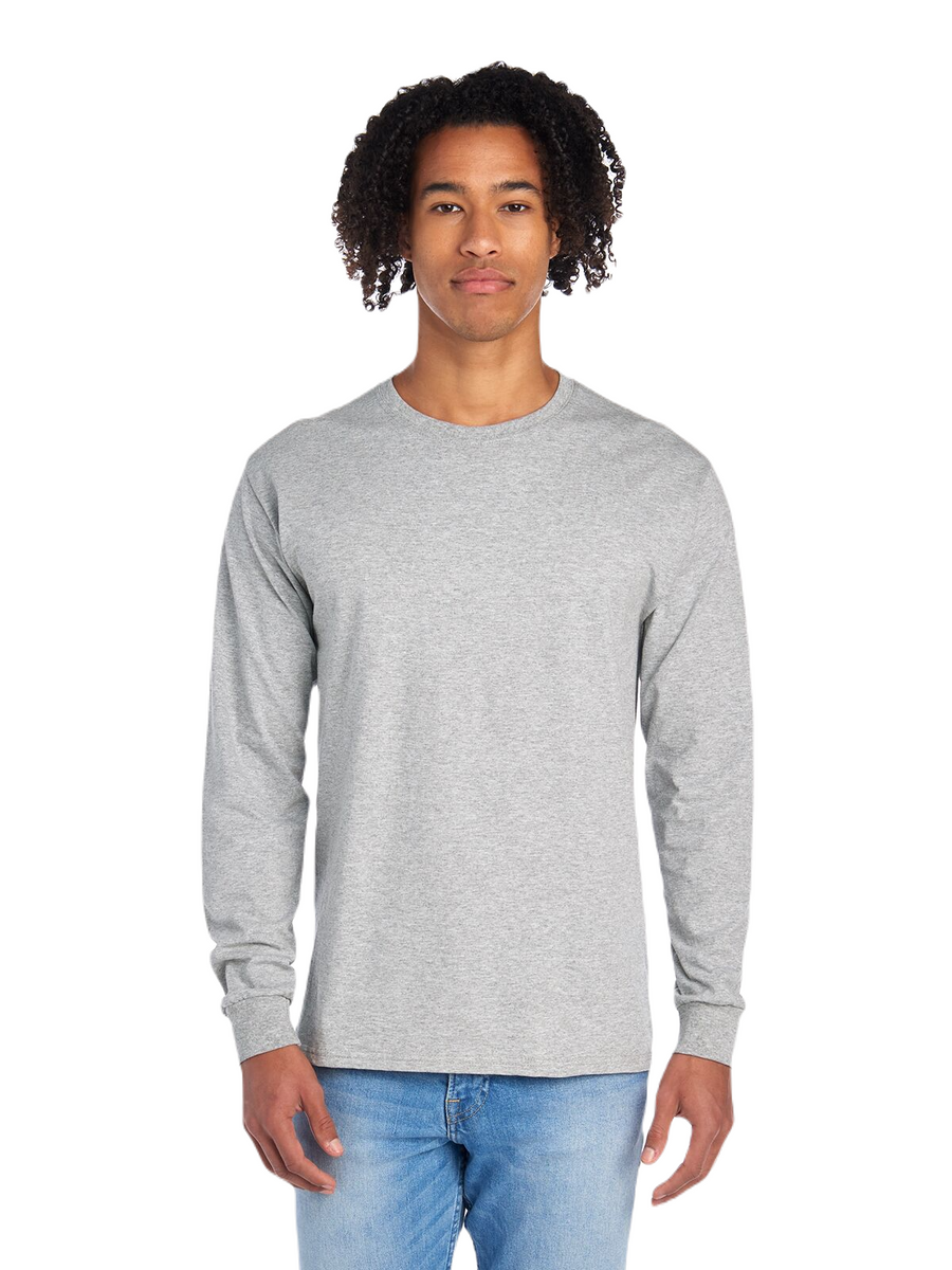 Unisex HD Cotton™ Long-Sleeve T-Shirt - Athletic Heather