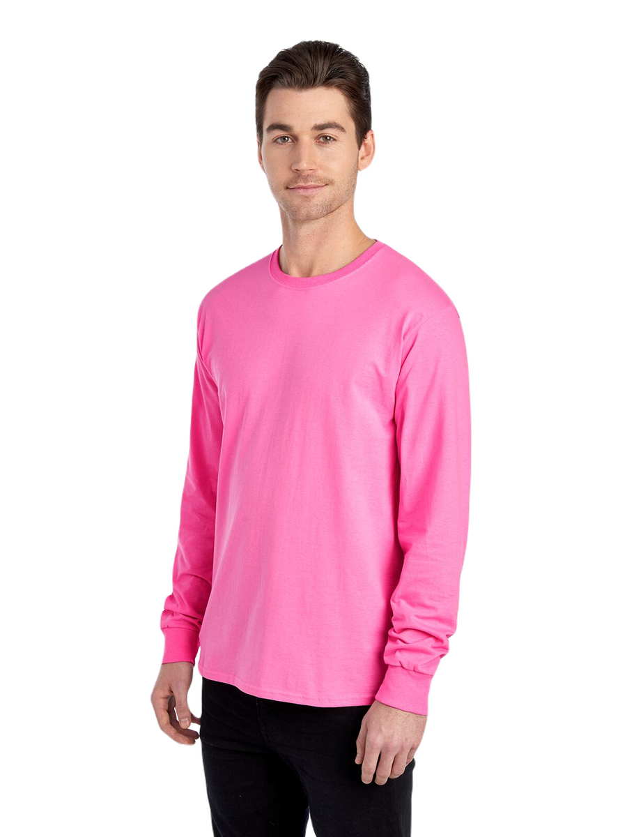 Unisex HD Cotton™ Long-Sleeve T-Shirt - Azalea